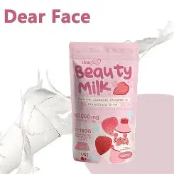 Dear Face Beauty Milk Premium Japanese  strawberry Collagen Drink