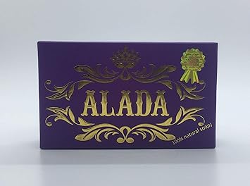 ALADA X2 Authentic Instant Whitening Body Soap, 100% Natural, Skin Brightening, Anti Bacteria, Big Soap, 160G.