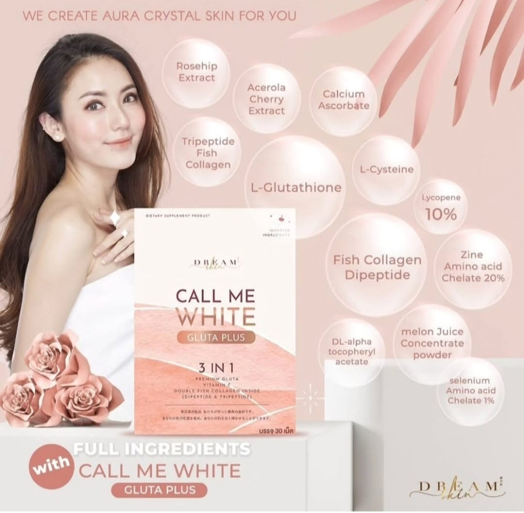 Call Me White Gluta Plus, 30 Tablets
