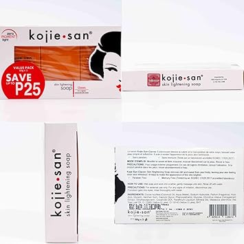 Kojie San SOAP, (SKIN LIGHTENING SOAP 3X65GRAMS)